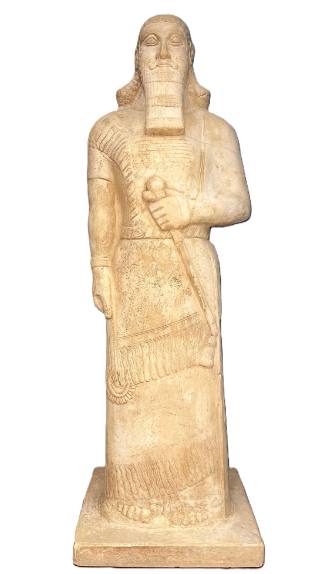 Plaster Reproduction of a Statue of Ashurnasirpal II