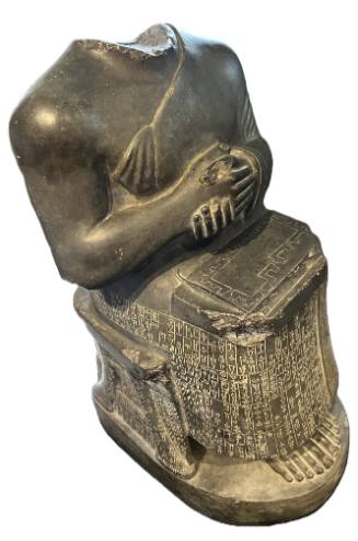 Statue of Gudea, ensi of Lagash, "The Architect with a Plan"